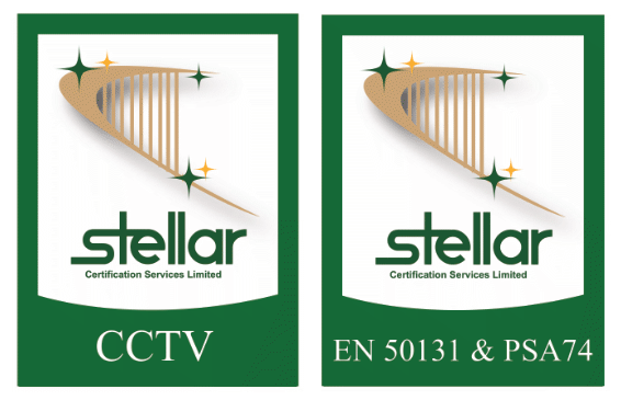 image of a stellar communications services ltd CCTV certificate iso standard